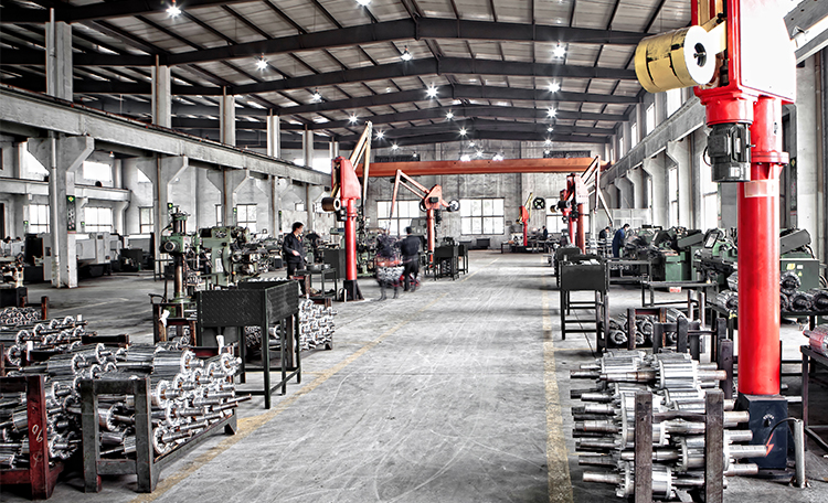 Industrial Building With Machinery And Equipment