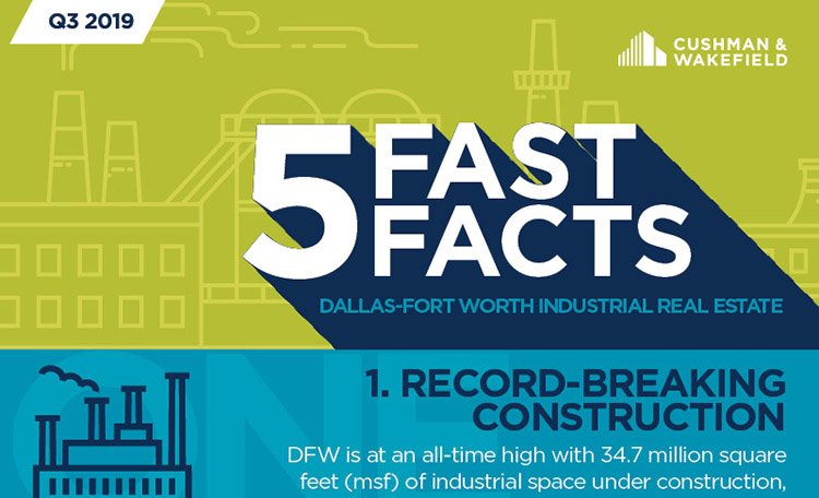 DFW - Industrial 5 Fast Facts 3Q 2019
