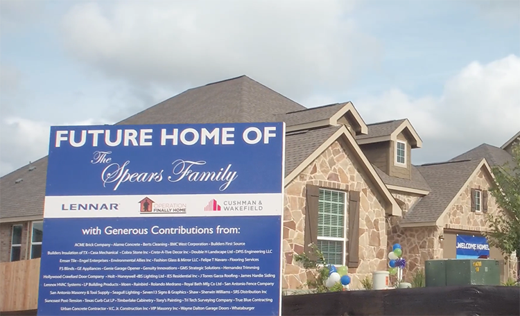 LT Garrett Spears new homesite