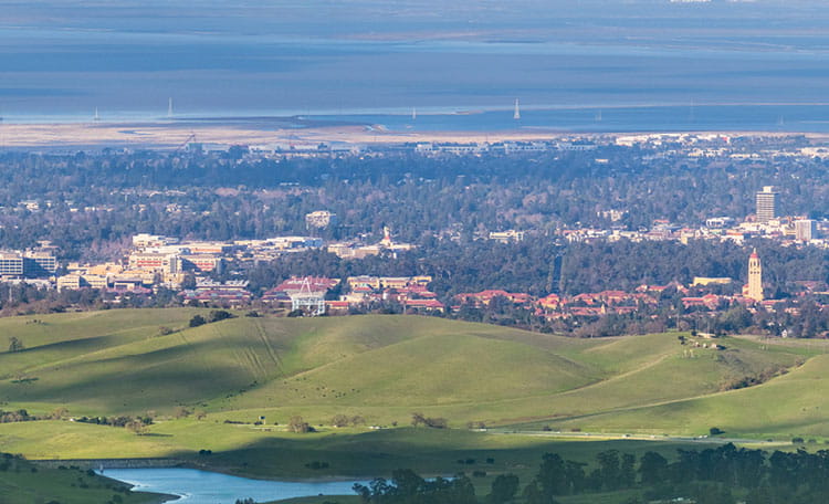 Palo Alto skyline