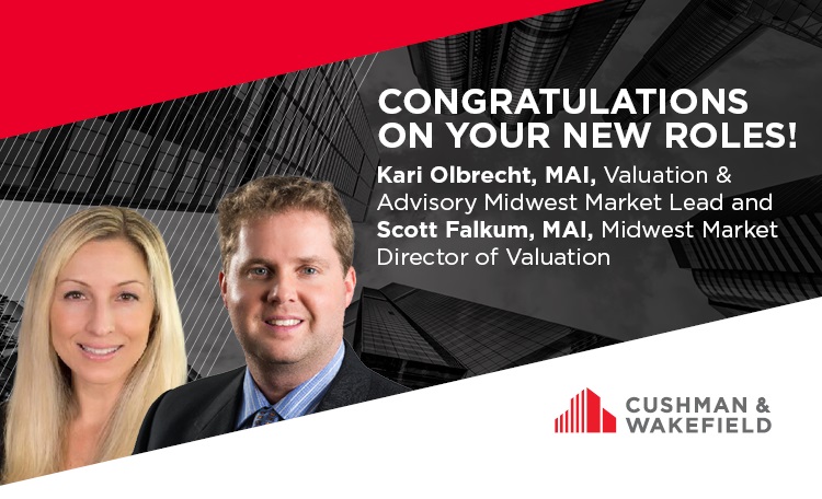 Kari Olbrecht to Lead Valuation & Advisory Midwest Market, Hires Scott Falkum as Midwest Director of Valuation