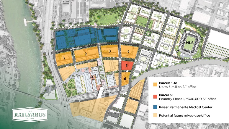 The Railyards Site Plan