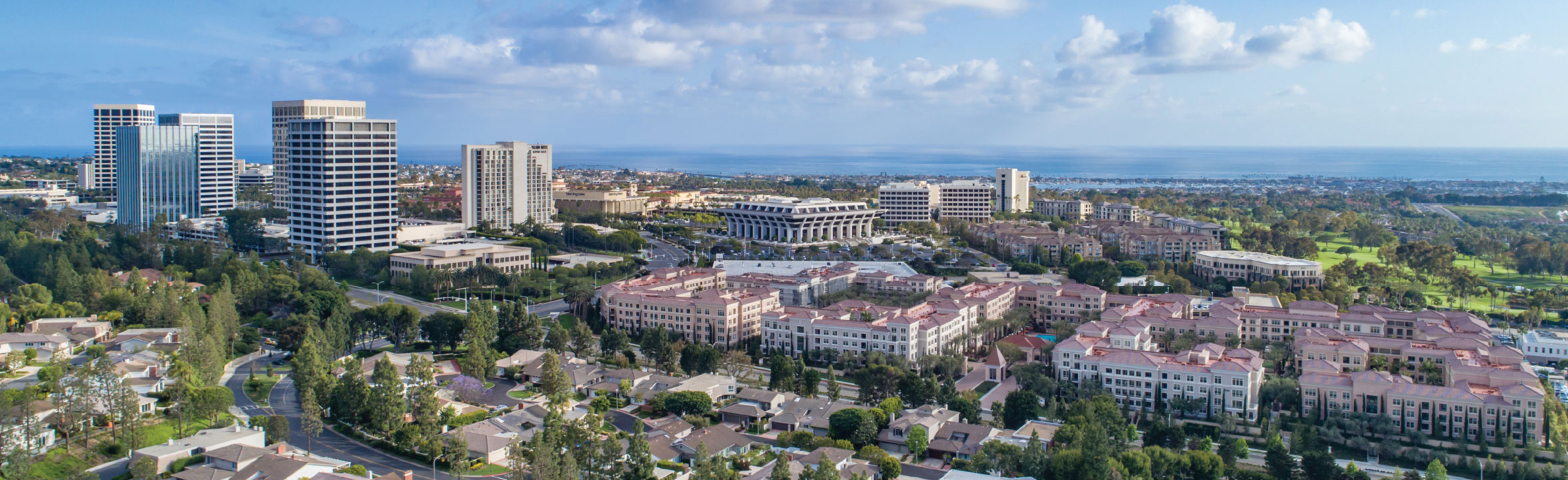 Orange County Skyline Panorama