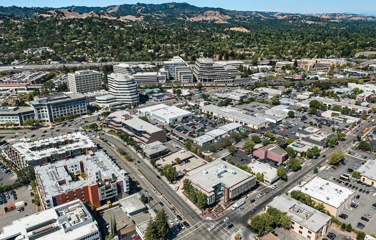 Walnut Creek skyline