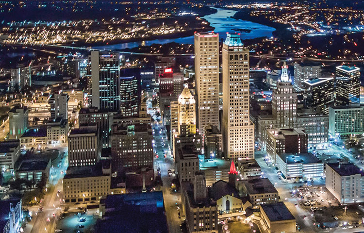 Tulsa Oklahoma skyline