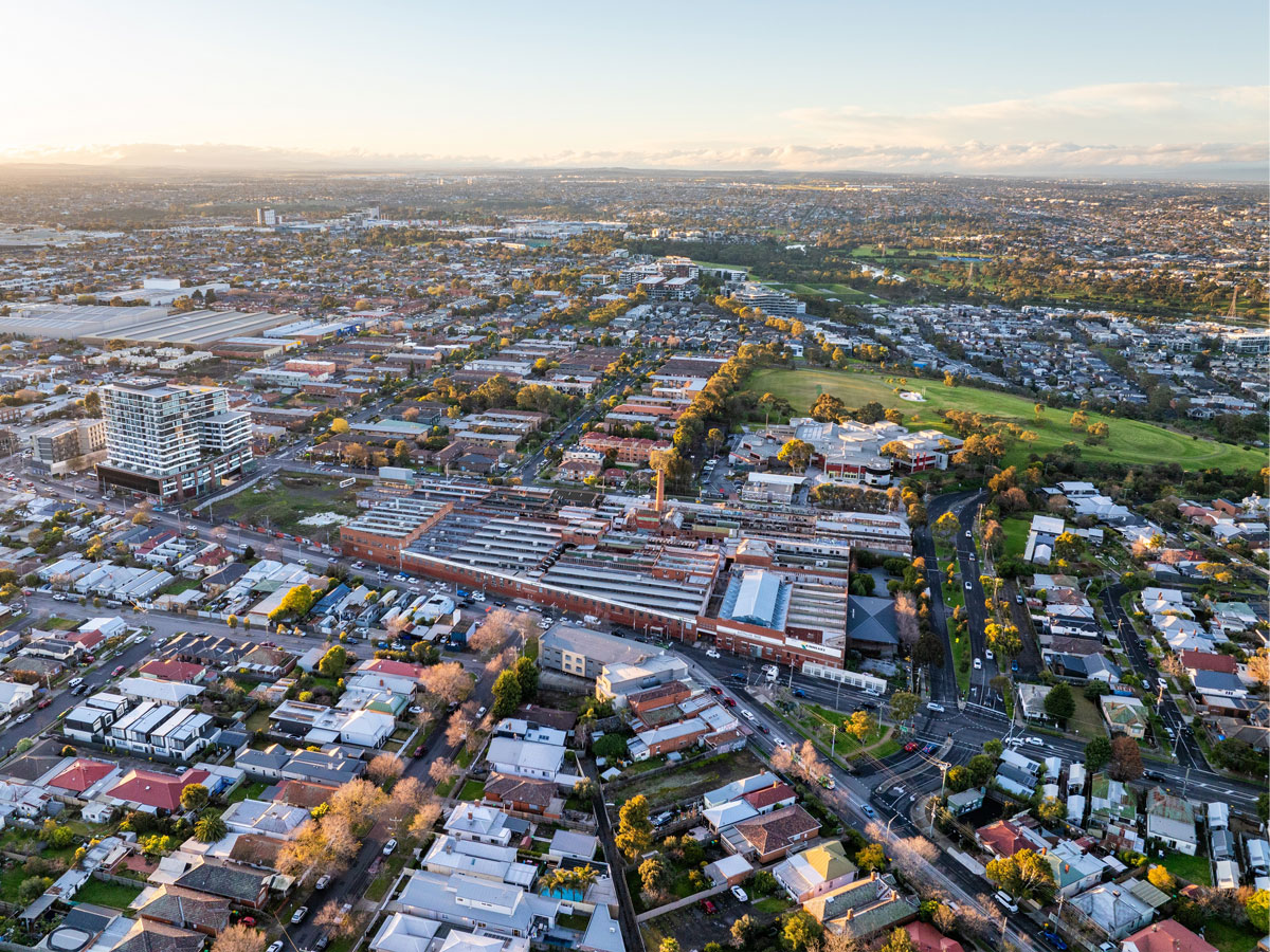 Kinnear's Footscray aerial