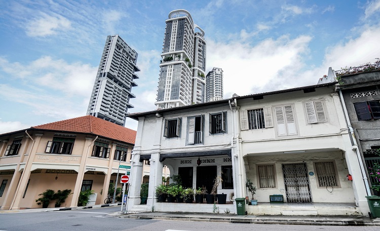 Freehold Corner Residential Shophouse at Everton Road For Sale by Expression of Interest