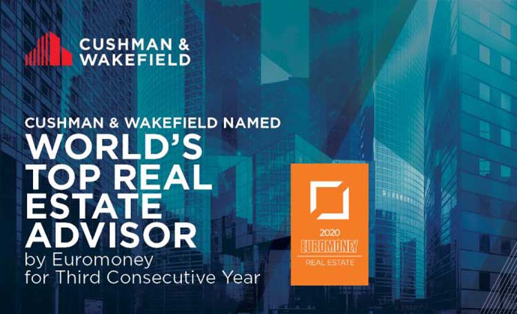 Cushman & Wakefield Again Named World’s Top Real Estate Advisor by Euromoney