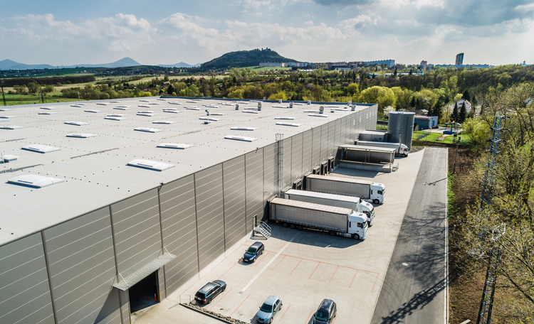 Loading bay, Contera, Teplice, Czech Republic