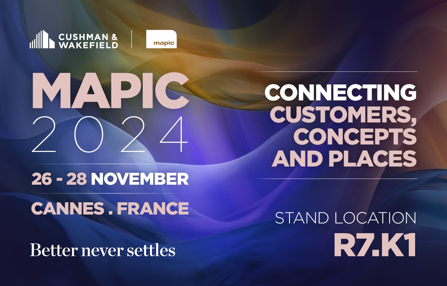 C&W MAPIC 2024 Happy Hour invite