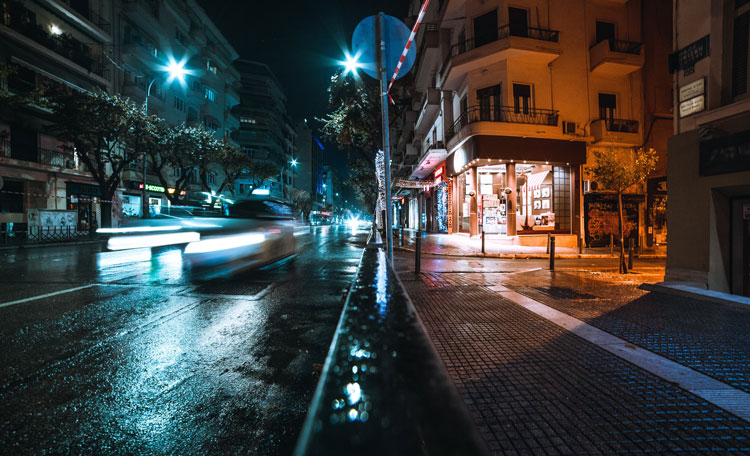 Thessaloniki at night