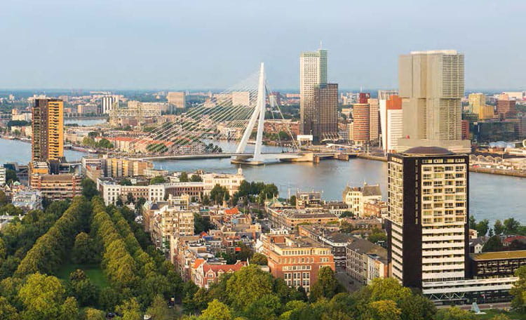 Rotterdam view, Netherlands 