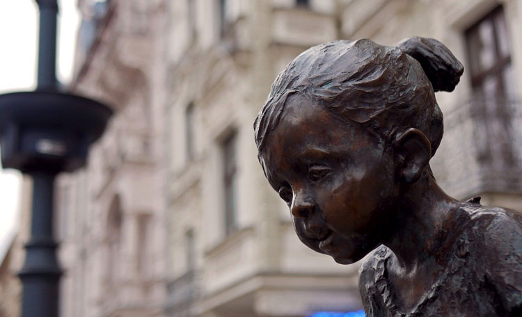 Children's monument Lodz