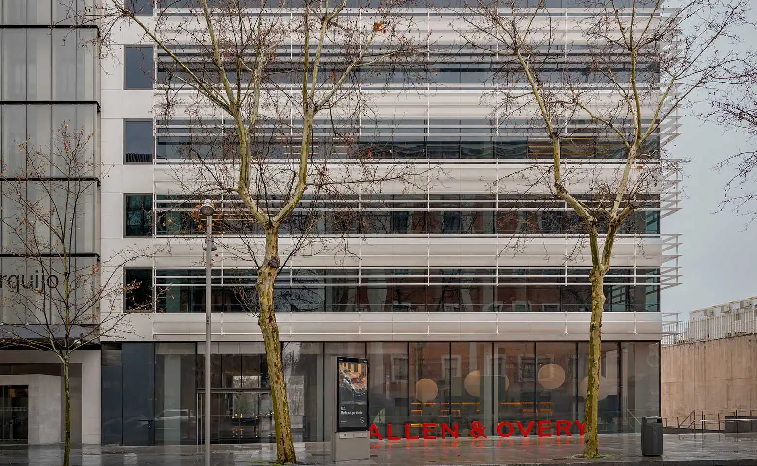 Nuevas oficinas Allen & Overy Madrid Fachada
