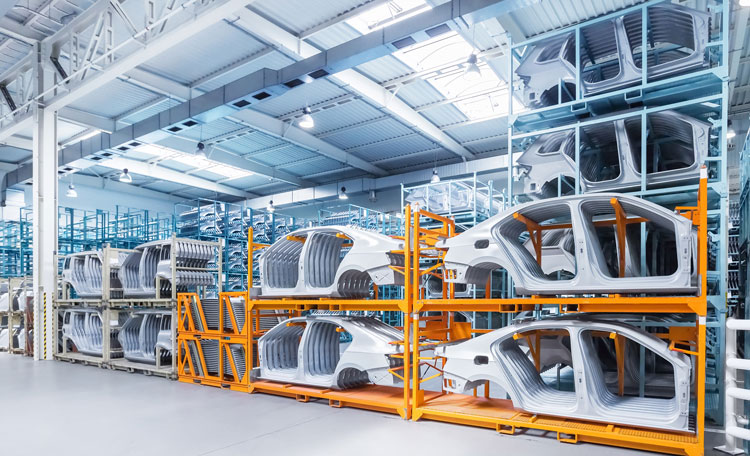 car parts warehouse interior