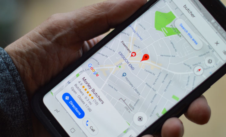 iphone Google Maps