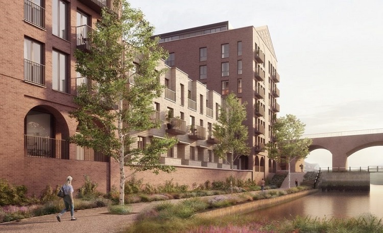 CGI image of the development on Lightbody Street, Liverpool