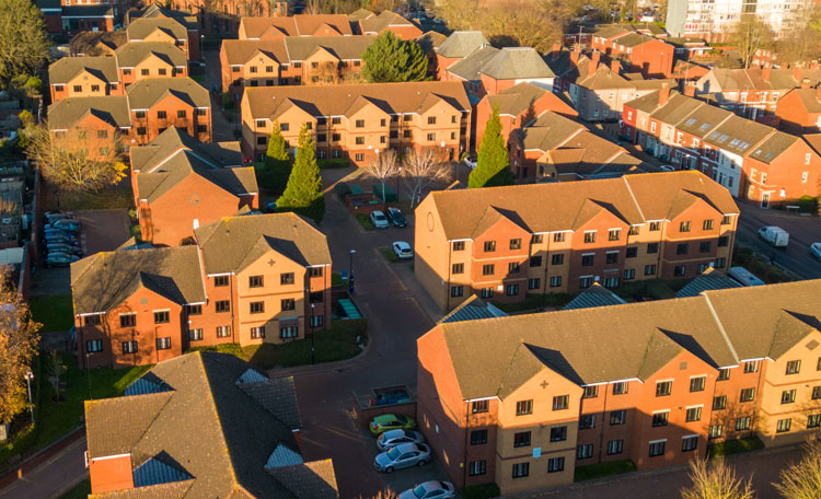 Housing Drone View