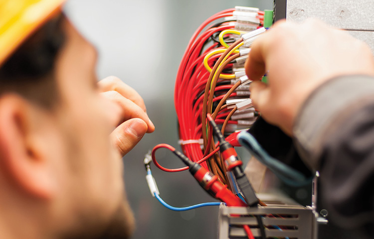 Facility Solutions worker (image)