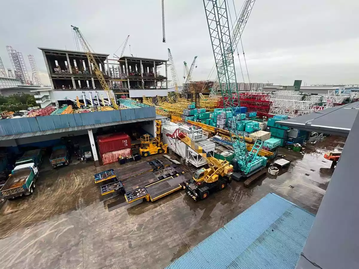 B2 Part Single/Part 4Storey Factory Building With Overhead Cranes And