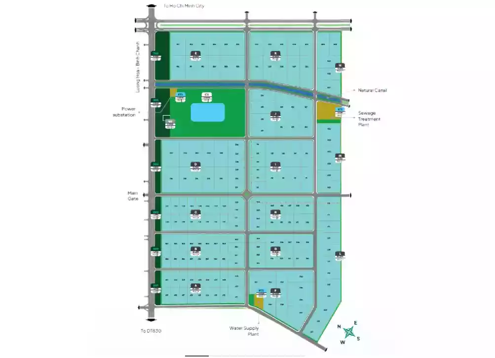 Industrial Land For Lease in Prodezi Industrial Park, Long An Province, Vietnam