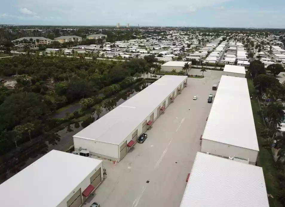 Built buildings in adjacent lot that are identical to development