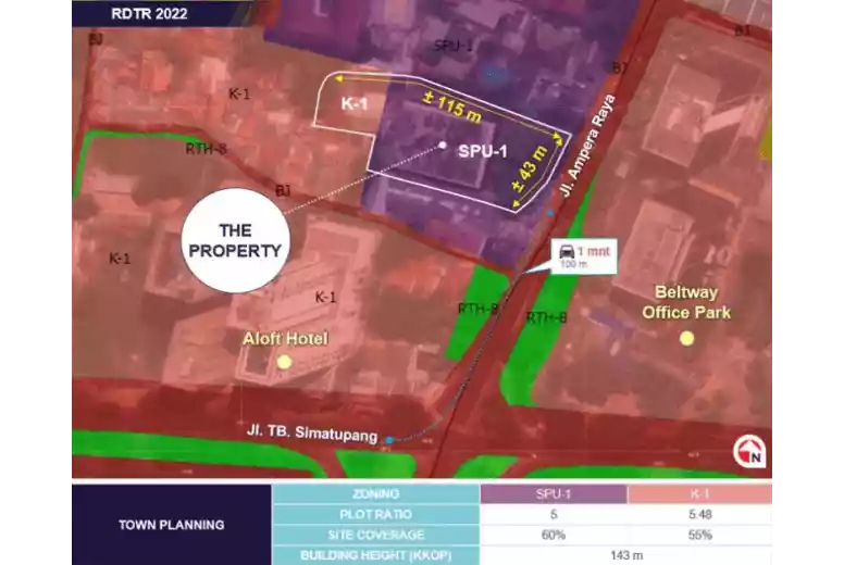 Redevelopment Opportunity at Jl. Ampera Raya No.5