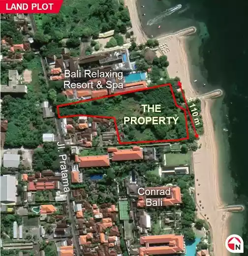 1.5 Ha Beach Front Land at Nusa Dua