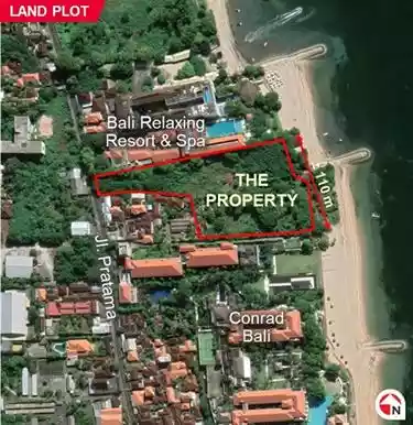 1.5 Ha Beach Front Land at Nusa Dua