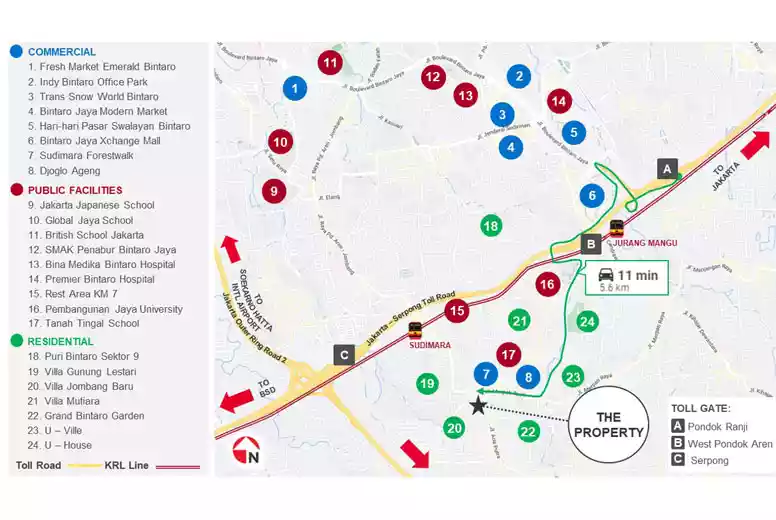 Commercial Land at Jombang Raya