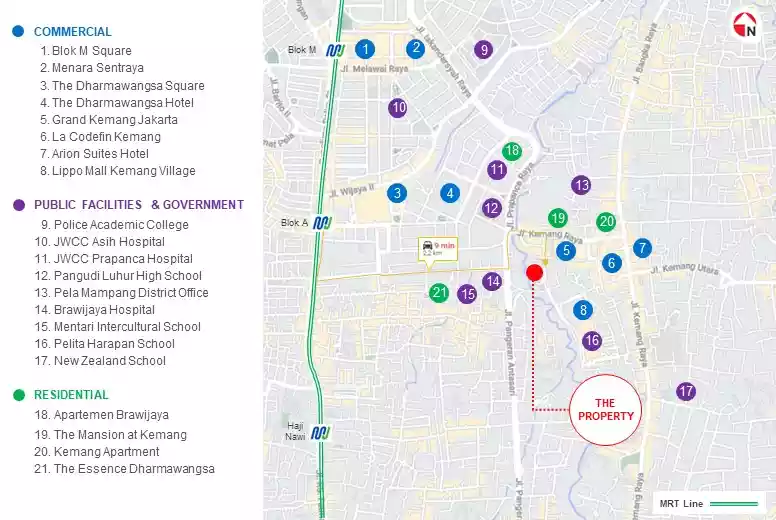 Land at Jl. Taman Kemang No.1