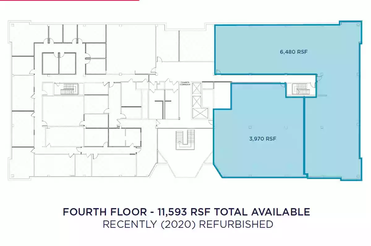 4th Floor Plan - Demisable